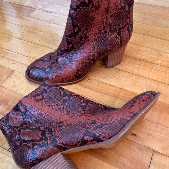 Madewell bea bootie snakeskin - Picture 5 of 5